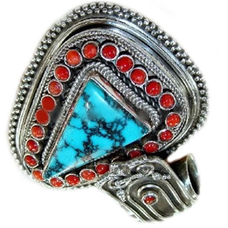 Mainit nga ibaligya ang pag-personalize sa usa ka nalakip nga locket turqquoise nga pendant nga alahas 9