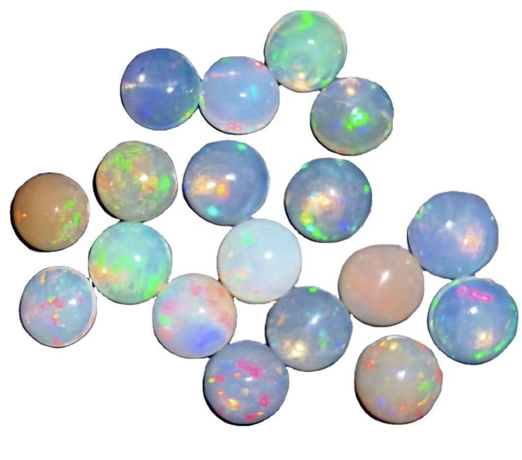 Opal Fy Ethiopian Alam Cabochon Welo Fire Opal Gemsstone Opal Baju Rumput Cabochon 10