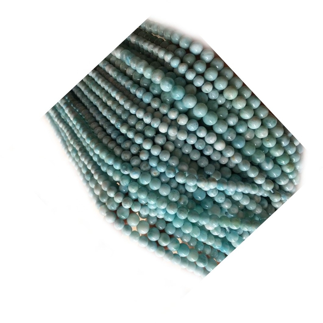 Borong semulajadi Larimar Gemstone Manik pelanggan saiz dan bentuk 7