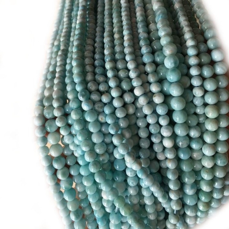 Borong semulajadi Larimar Gemstone Manik pelanggan saiz dan bentuk 11