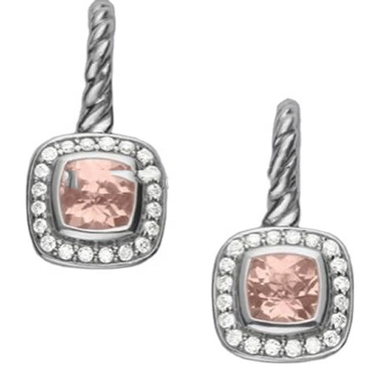 925 sterling sulveren echte ruby earringen 9