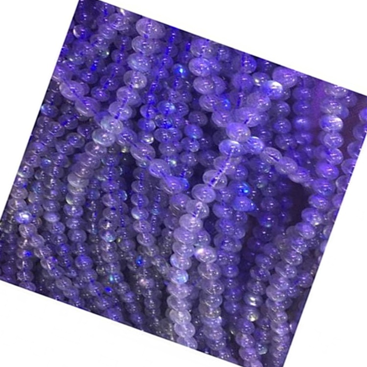 Labradorite stráice bracelet éadrom dath nádúrtha datha coirníní babhta snasta go réidh mórdhíola gach cineál 7