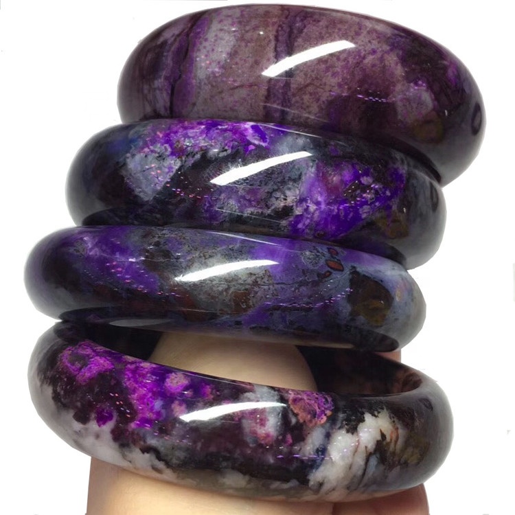 Mórdhíol Mórdhíola Gemilite Bangle Bangle Gemstite Méid agus cruth bracelets 9
