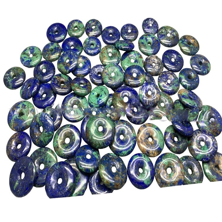 자연 빈티지 Lazurite Fychenite 블루 구리 동전 절묘한 디자인을위한 고품질 보석 11
