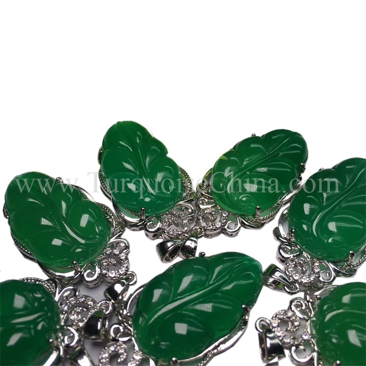 드문 조각 된 Chrysoprase 골동품 디자인 펜던트 캐롤라이나 스톤 남성과 여성용 11