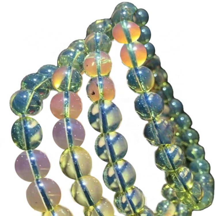 4MM Natuerlike turquoise glêde kralen mei Charoite hanger 16 inch ketting sieraden choker kado foar freonen 20