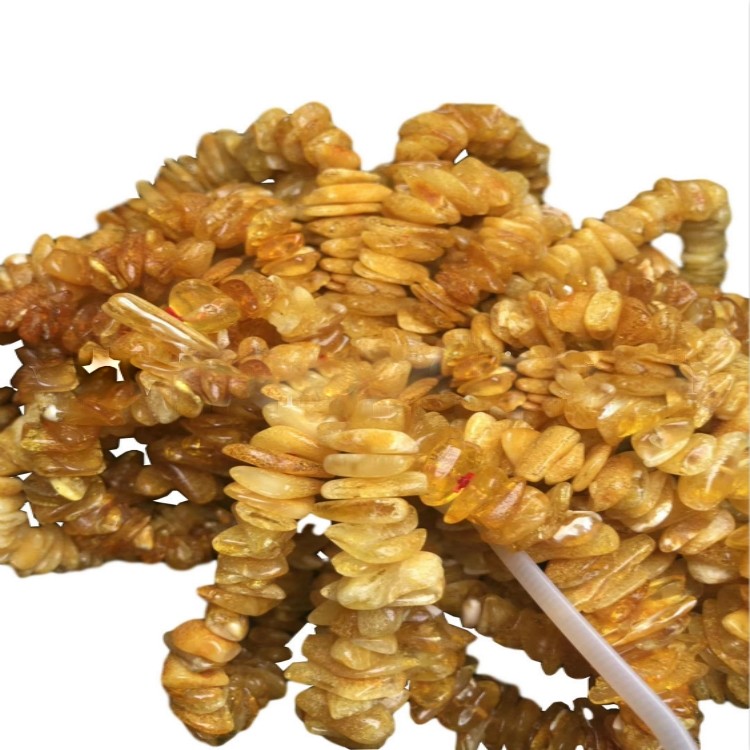 Natuerlike autentike Amber unregelmjittige foarm yn 'e Gemstone 11