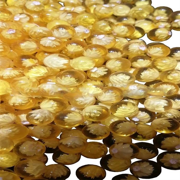 Fallegt Crystal fullkomlega amber umferð perlur 11