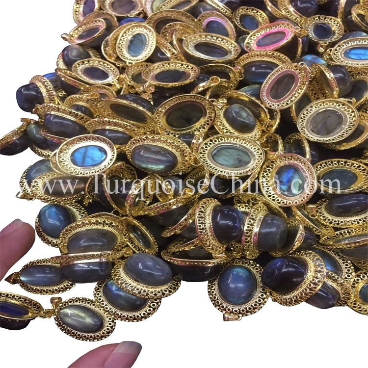 Pellspar ea tlhaho e ntle ea pendant ea mafura ea mafura ea mafura 9