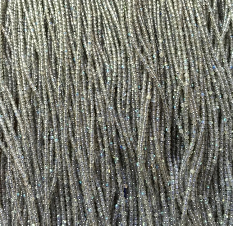 Natural albastru labradorite piatră prețioasă rotundă margele 16 Strand 8