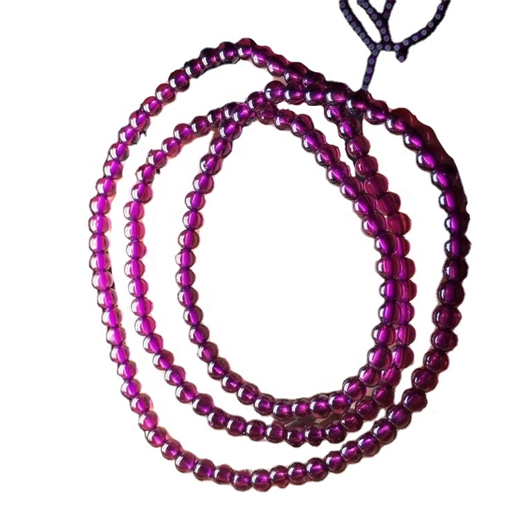 4-12mm Faceted Pink Tourmaline Perler Natural Loose Gemstone Beads16 '' 9