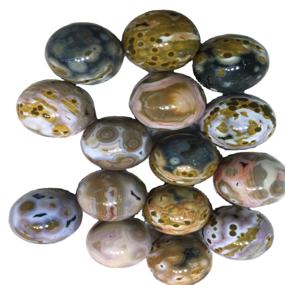 មហាសមុទ្រធម្មជាតិ Jasper Kamper Kidochon Lote Wales លក់ដុំ jasper jasper មហាសមុទ្រថ្មអង្កាំសមុទ្រសម្រាប់គ្រឿងអលង្ការ WIRWRAP 13