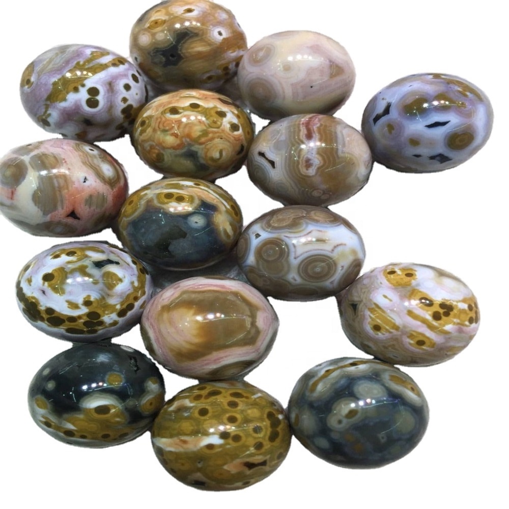 មហាសមុទ្រធម្មជាតិ Jasper Kamper Kidochon Lote Wales លក់ដុំ jasper jasper មហាសមុទ្រថ្មអង្កាំសមុទ្រសម្រាប់គ្រឿងអលង្ការ WIRWRAP 15