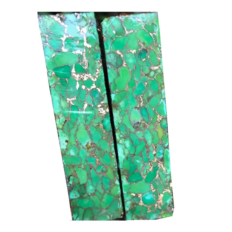 Mohave Bluet and Bronze Block / Cabochon صنع / Lapidary / Arizona Turquoise 7