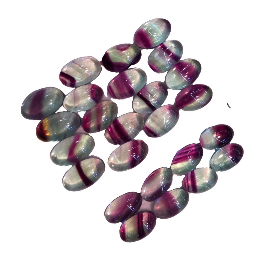 Nyasi nyingi za fluorite za fluorite kwa ajili ya mauzo ya lolori ya oval 11
