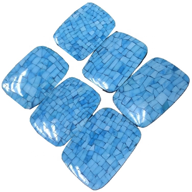 Varotra lehibe BIG BIGLESALE LOT TURQUOISE COBOCHON COBOCHON COBOCHON 11