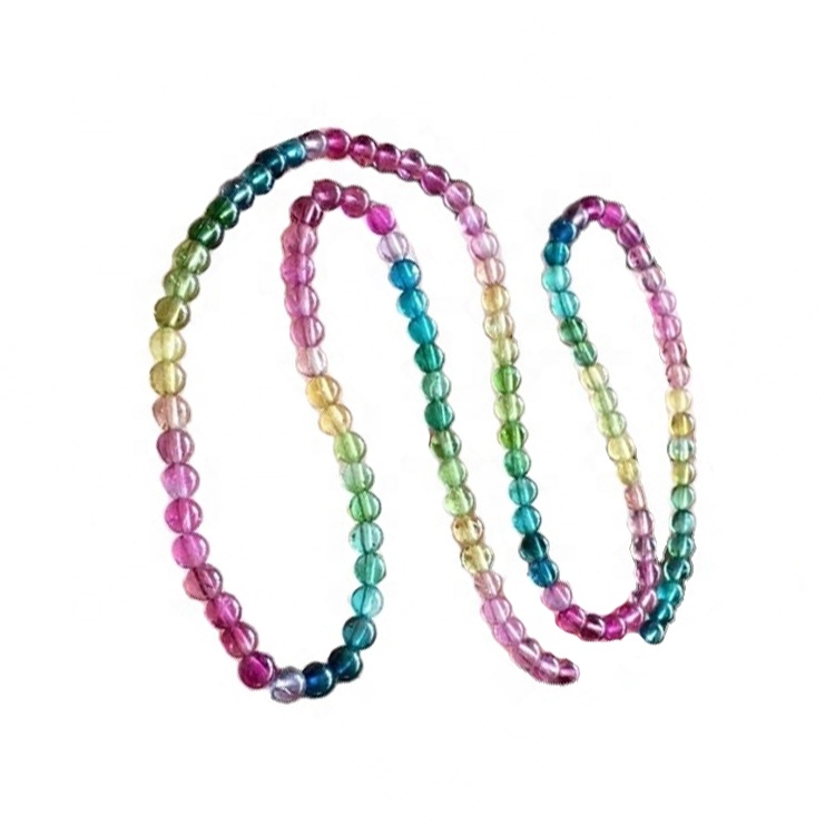 西瓜電影園6mm圓形16 \“珠子股鬆散寶石 15