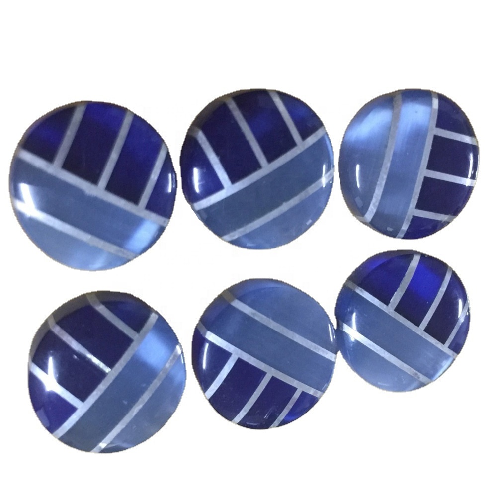 Wholesale Handmade Natural Gemstone Mosaic Doble nga mga Alahas nga Cabochon 9