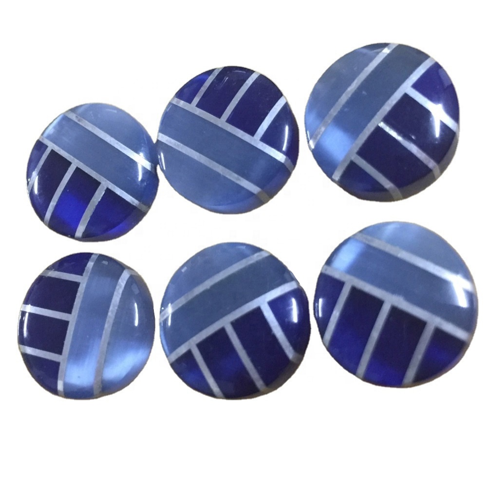 Wholesale Handmade Natural Gemstone Mosaic Doble nga mga Alahas nga Cabochon 13