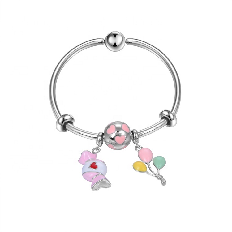 اوپر کلاس دلکش 925 سٹرلنگ سلور چوڑیاں کڑا 12