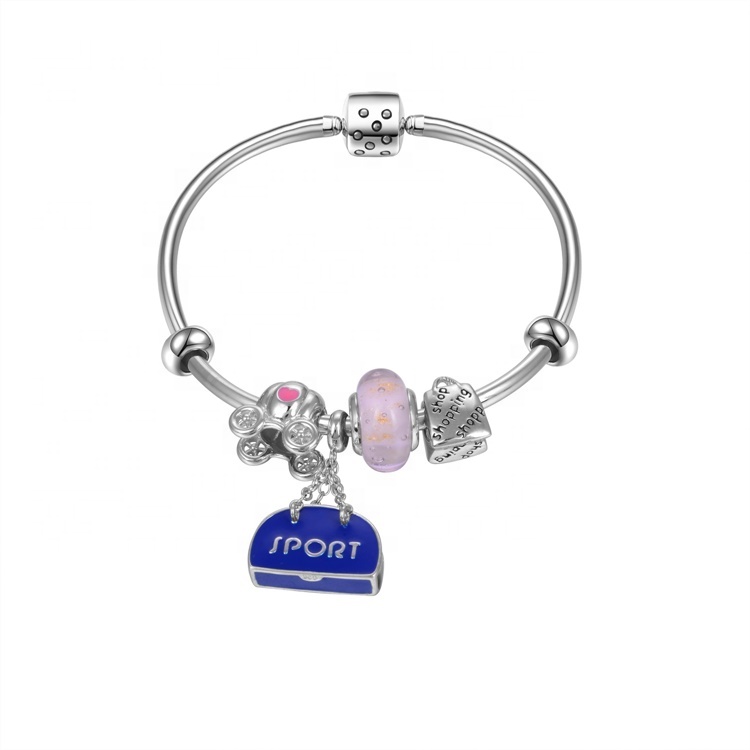 اوپر کلاس دلکش 925 سٹرلنگ سلور چوڑیاں کڑا 14