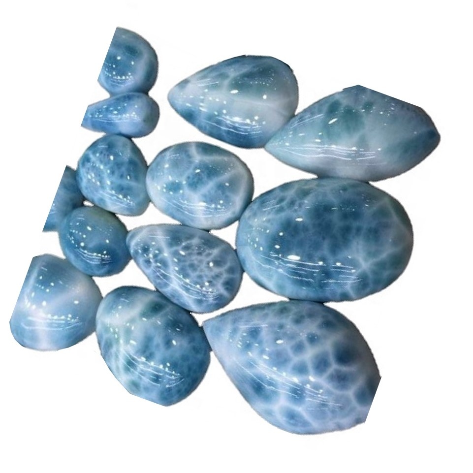 La Larimar Olivans Kapar Cabochons Lod Ule 7