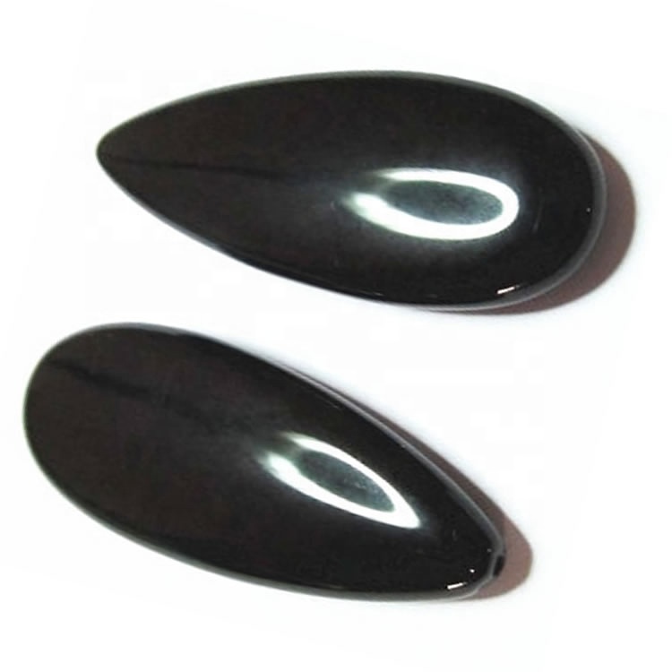 ពណ៌ខ្មៅ onyx 10x14x5mm ពណ៌ខ្មៅ apbox ថ្មរលុង 11