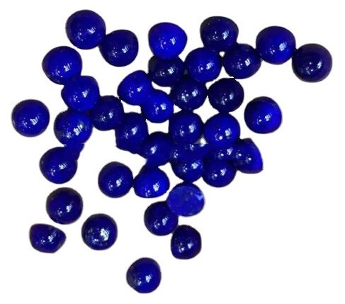 I-Natural Lapis Lazuli Cabochon yakhanga isicaba emuva esiyindilinga gemstone ngokuzimela amatshe anosayizi ovuthiwe wonke amasayizi alinganisiwe 11