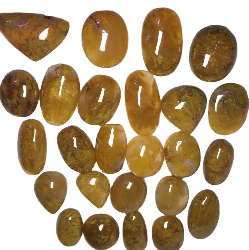 Natural Moss Agate Gemstone Moss Agte Lowon 11