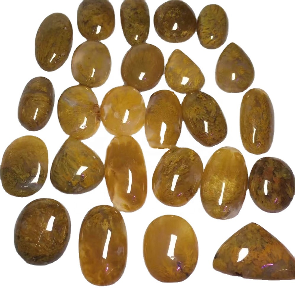 Natural Moss Agate Gemstone Moss Agte Lowon 15