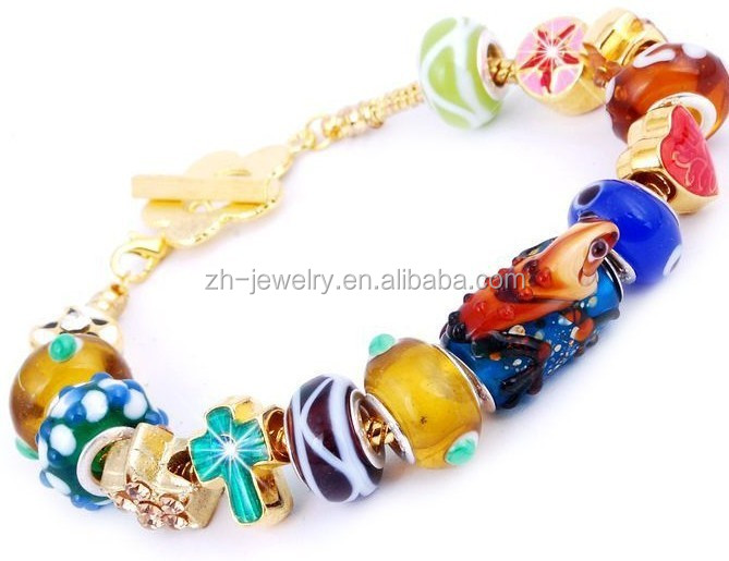 etniline läikiv ring Charm Stretch Crystal Bead käevõru 10