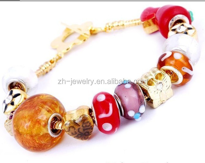 etniline läikiv ring Charm Stretch Crystal Bead käevõru 14