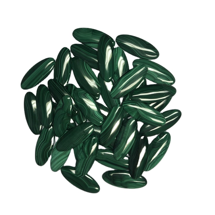 گۆھەر تاش مالاخىت مەرۋايىت تاشلىرى 41x16x4mm 9