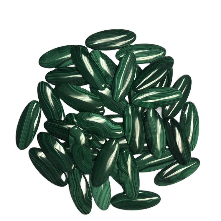 گۆھەر تاش مالاخىت مەرۋايىت تاشلىرى 41x16x4mm 15