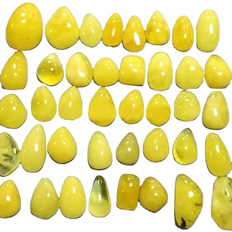 amber cabochon pele pele al altons ថ្មធម្មជាតិ gemstone រលុង 11