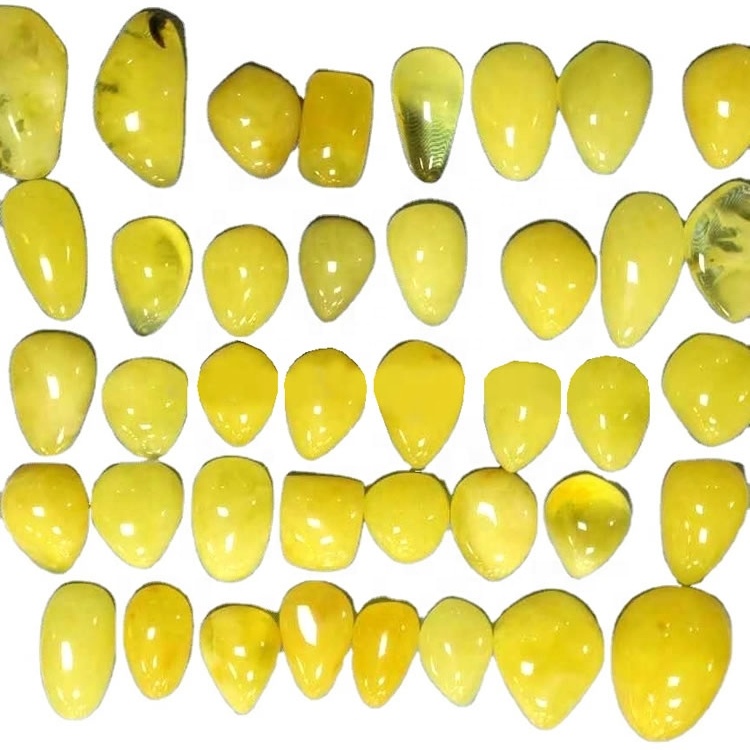 amber cabochon pele pele al altons ថ្មធម្មជាតិ gemstone រលុង 9