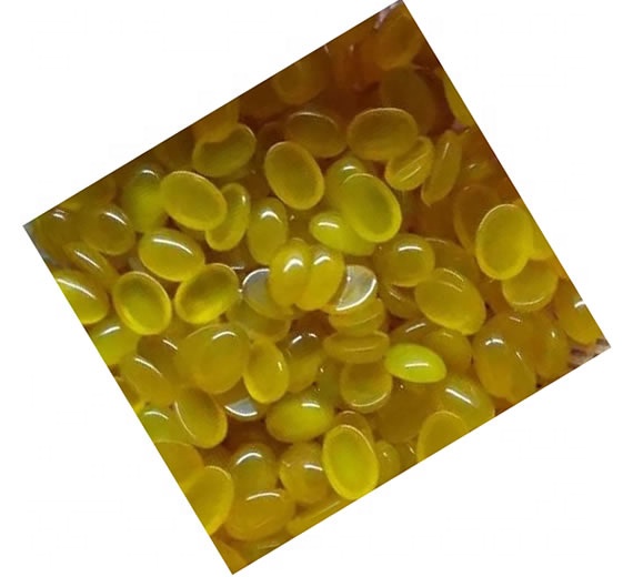 精彩的顶级品质100%天然黄色蕾丝玛瑙椭圆形凸起的凸起宝石制作珠宝 9