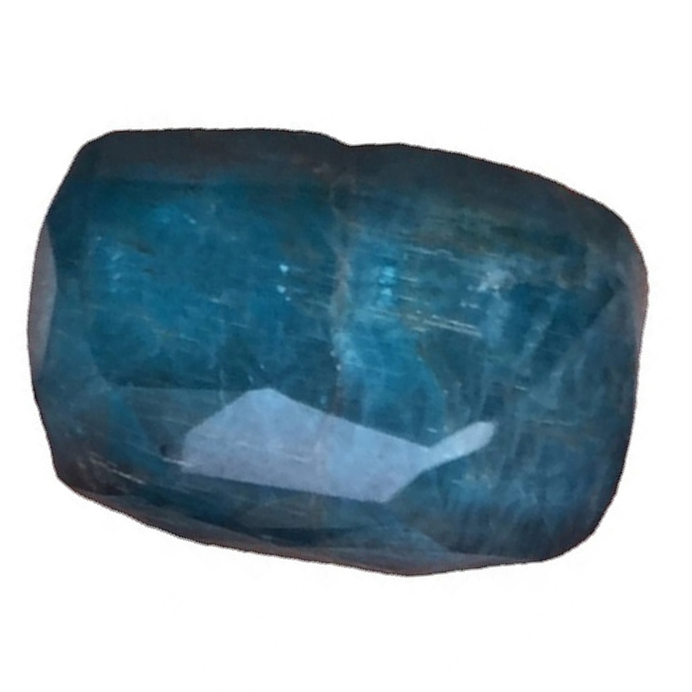 Otioti mata MULI Apatite Faanatura Apatite Ma'a Tau'a Pendant Faceted Rectangle Nugget Shape Sili Ma'a'a lelei. 13