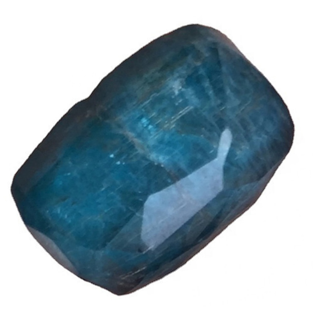 Otioti mata MULI Apatite Faanatura Apatite Ma'a Tau'a Pendant Faceted Rectangle Nugget Shape Sili Ma'a'a lelei. 15