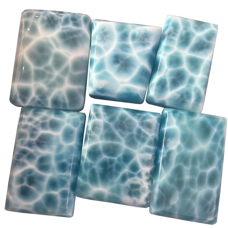 Aliran Larimar Gemstone Natural Larimar Cabochon Larimar Larimar Larimar Perhiasan Perhiasan Gemstone Larimar 13