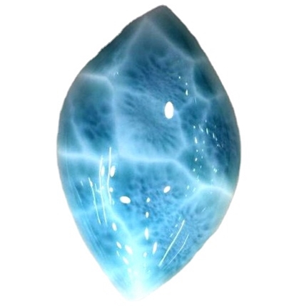 Grad Naturali AAAA Larimar Gemstone Cabochon Dominician Larimar Gemstone għall-ġojjellerija 9