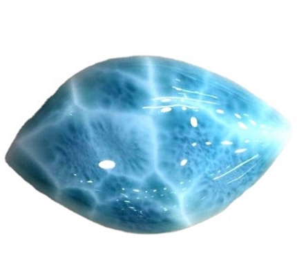 Grad Naturali AAAA Larimar Gemstone Cabochon Dominician Larimar Gemstone għall-ġojjellerija 13
