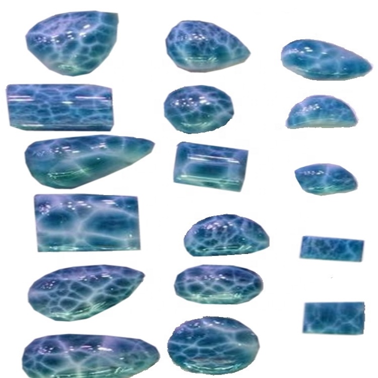 Dominican larimar smooth cabochon according to order cut any size and shape 13