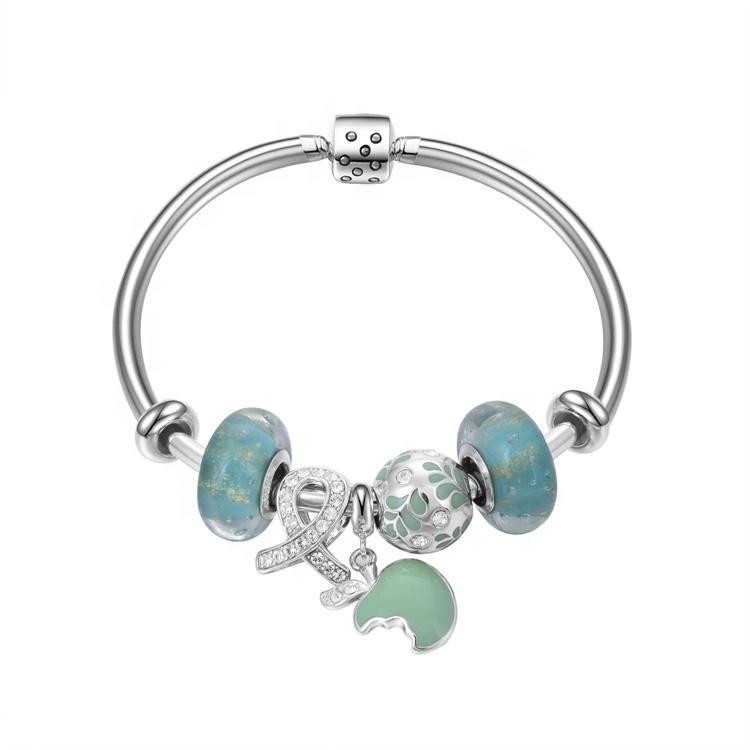 مختلف أسلوب سوار الفضة السترلون 7