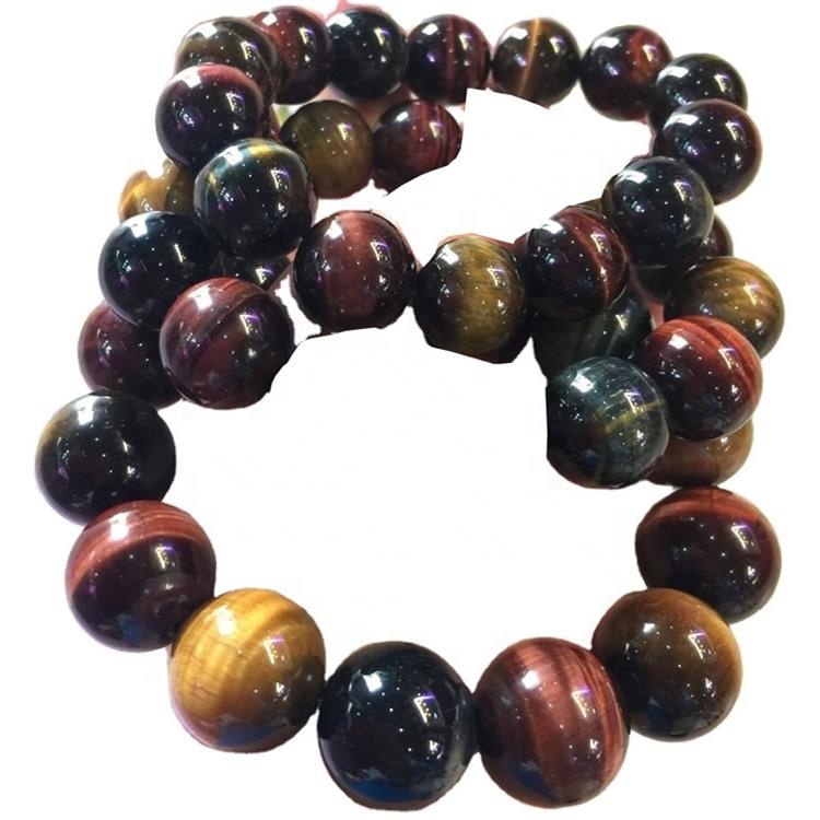 Nuevo estilo de hombre estilo natural Tigereye Boy Pulsera Tiger ojo pulseras para hombres 8