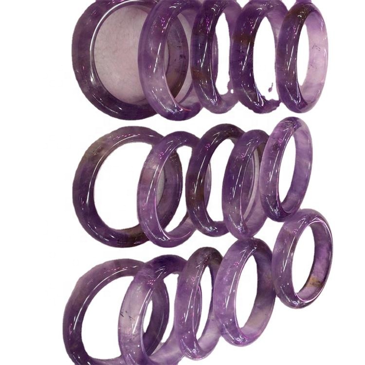 Ametyst bangle New Avethyst Bracumet eke na Borg Bental Couple Purple Parple Partlel 9