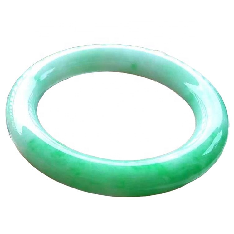 100% Natural Emerald Piedra de piedras preciosas brazalete de joyería Una pulsera o brazalete de joyería verde esmeraldaGift 7