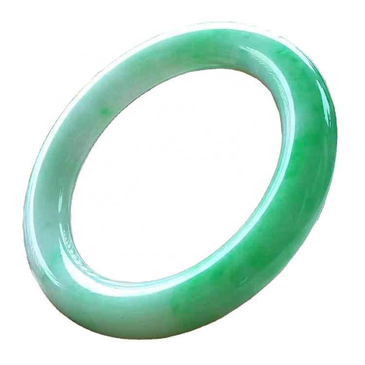 100% Natural Emerald Piedra de piedras preciosas brazalete de joyería Una pulsera o brazalete de joyería verde esmeraldaGift 9