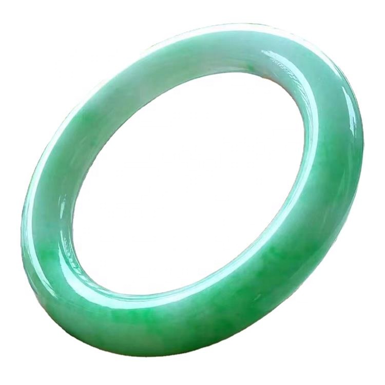 100% Natural Emerald Piedra de piedras preciosas brazalete de joyería Una pulsera o brazalete de joyería verde esmeraldaGift 11