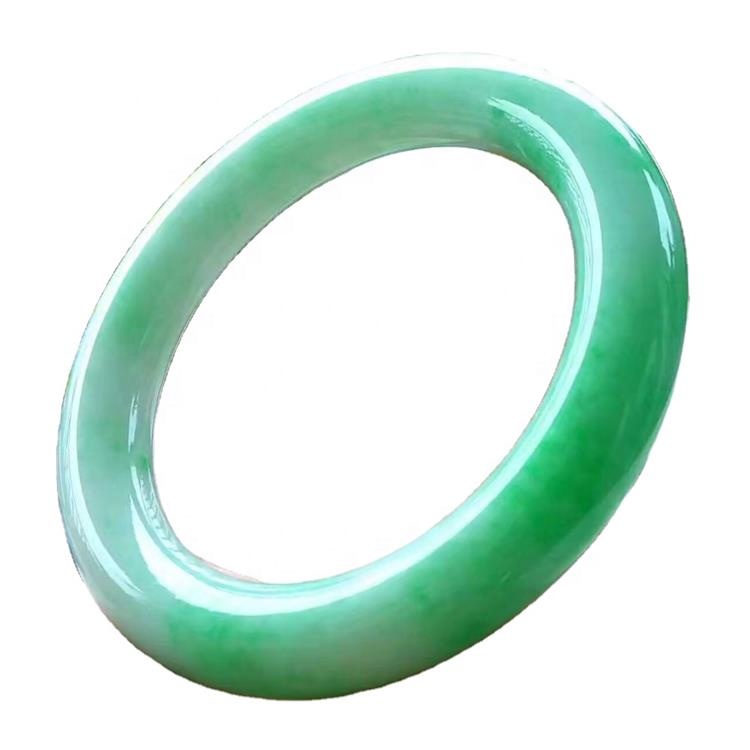 100% Natural Emerald Piedra de piedras preciosas brazalete de joyería Una pulsera o brazalete de joyería verde esmeraldaGift 15